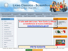 Tablet Screenshot of liceolamura.org